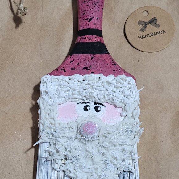 Handmade Santa Paintbrush--Keepsake - Picture 7 of 11